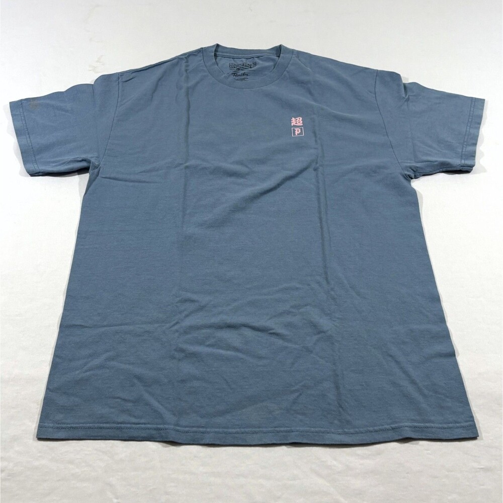 Primitive x Dragon Ball Z Super Majin Buu T-shirt Mens Blue Short Sleeve Sz XL